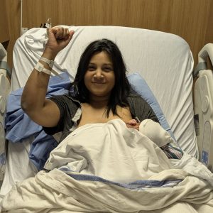 triumphant Nidhi got her vbac!